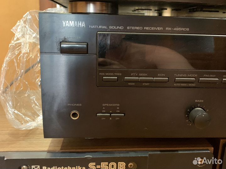 Ас Yamaha RX495RDS + Yamaha Cassette Deck KXW282