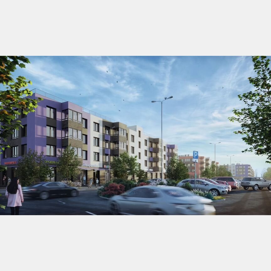 1-к. квартира, 34 м², 4/4 эт.