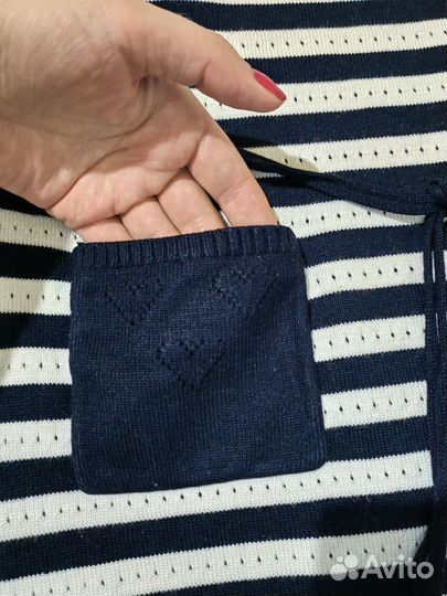 Кардиган женский в полоску 46