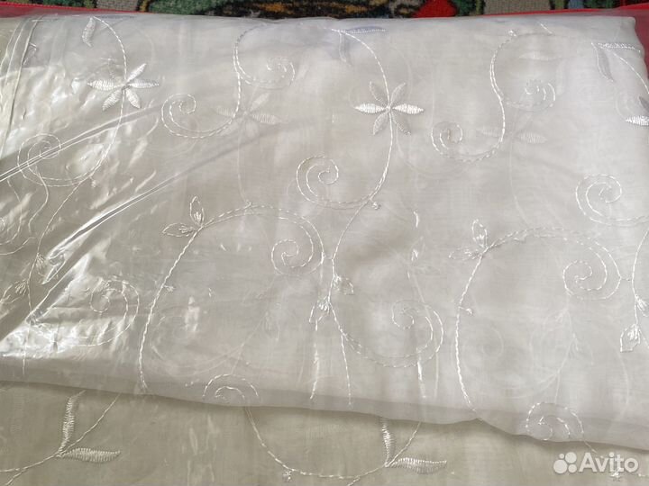 Комплект шторы и тюль на 2 окна