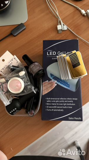 Лампа для ногтей LED gel lamp гель лаки