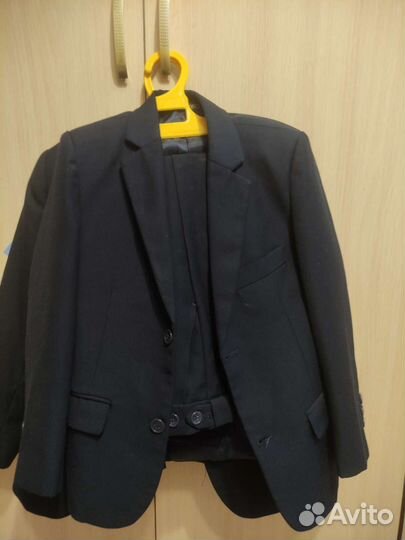 Школьный костюм для мальчика 122 128 синий