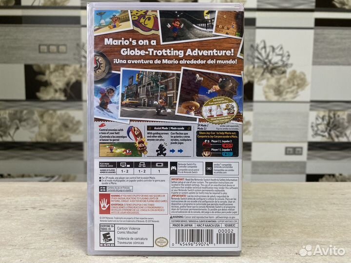 Super Mario Odyssey (Новый Картридж, Рус) Switch