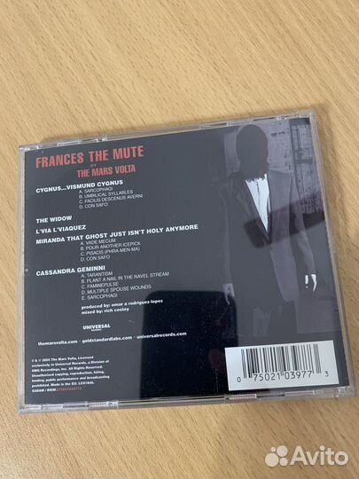 Cd The Mars Volta - Frances the Mute