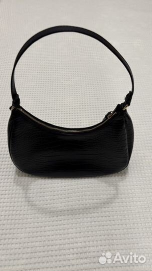 Сумка крокодил черная