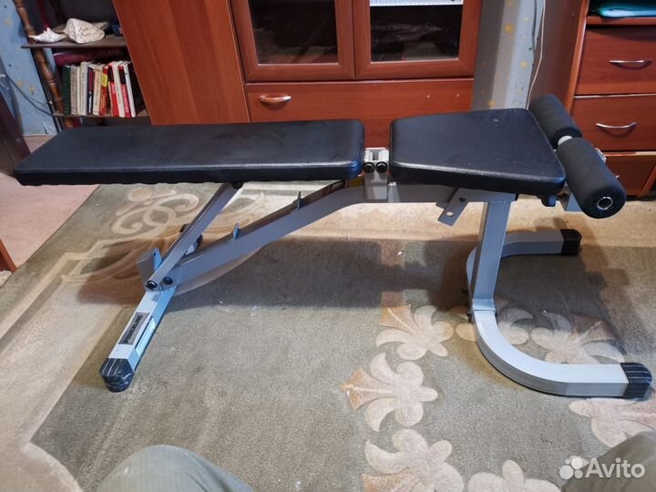 Скамья универсальная для жима пресса ног бицепса