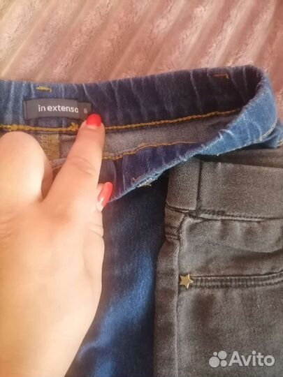 Вещи пакетом на девочку 128р