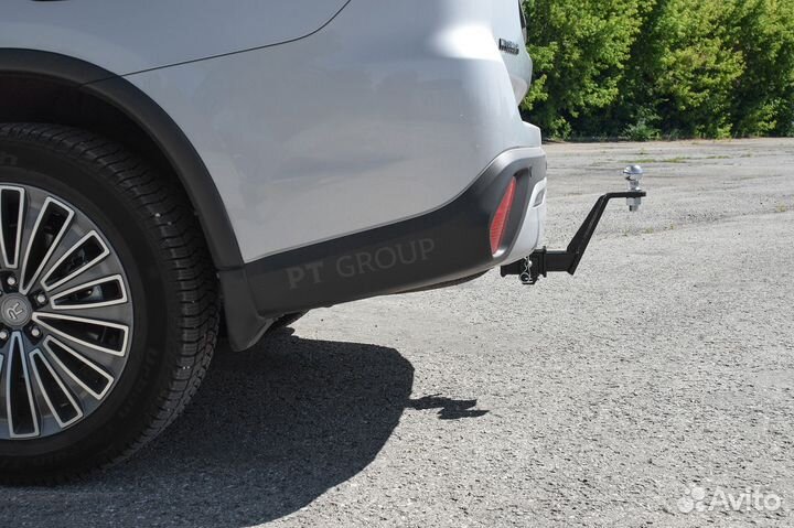 Крюк под квадрат на фаркоп с понижением