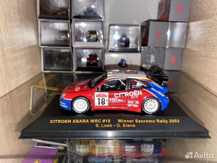 Citroen Xsara WRC Loeb 1:43 ixo models