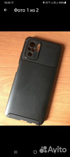 Чехол redmi note 10