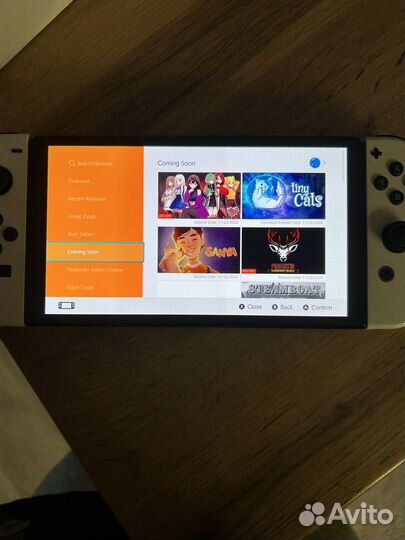 Nintendo switch oled с играми