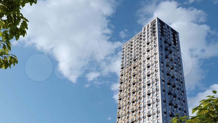 1-к. квартира, 40,6 м², 24/25 эт.