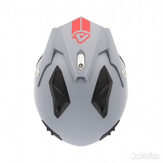 Acerbis Jet Aria 2206 Мотошлем Light Grey Серый