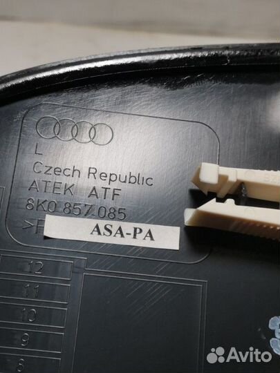 Накладка панели приборов левая Audi A4 (B8, 8k2)