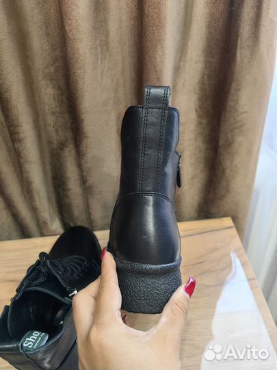 Ботинки нат кожа зимние 36