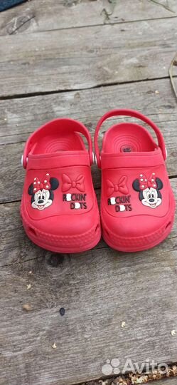 Crocs Кроксы сабо для девочки Микки 26 размер