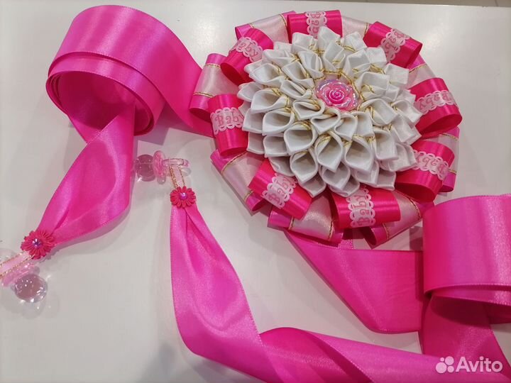 Бант на выписку из роддома