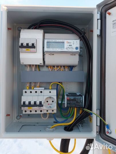 Подключение электричества Монтаж сип,трубостоек