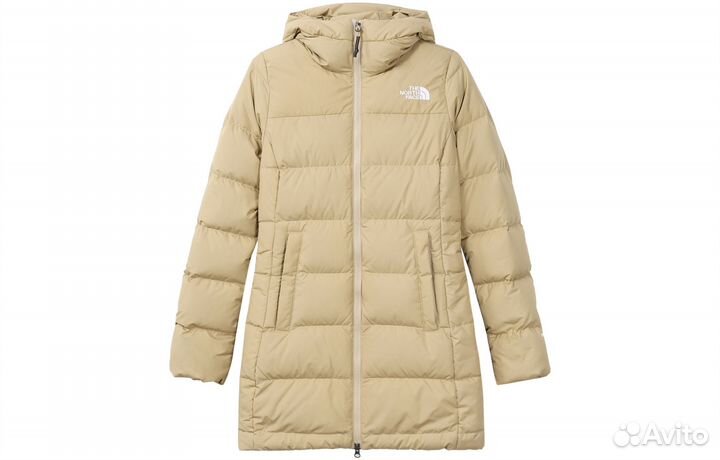 THE north face Down Jacket Women's Khaki (L)(31)