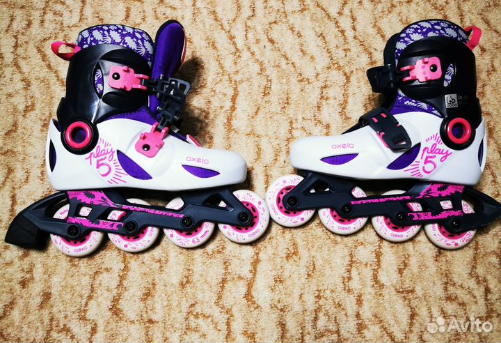 Ролики детские раздвижные Oxelo Play 5, 30-32