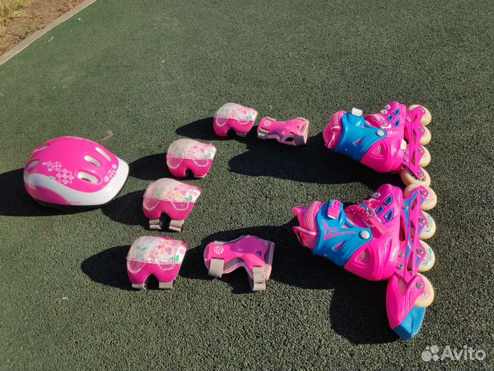 Роликовые коньки детские раздвижные