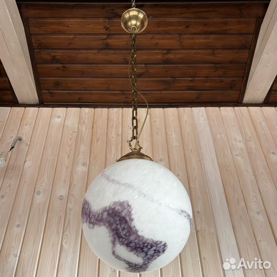 Огромная люстра, винтаж, Италия, бронза, латунь