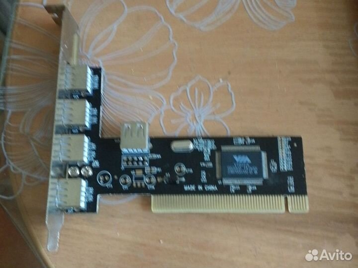 Контроллер PCI USB 2.0 VIA VT6212L