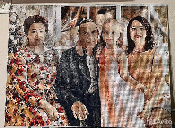 Алмазная мозаика по фото - производство