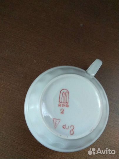 Чайный сервиз (Рига) СССР и остатки сервиза Вербил