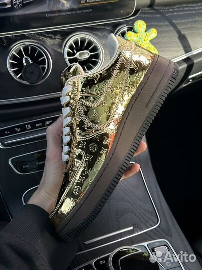 Кроссовки Nike Air Force 1 Low Louis Vuitton Gold