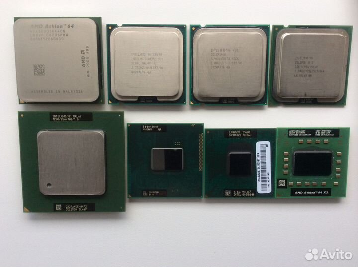 Процессоры 775, 370, G2, AM2, S1