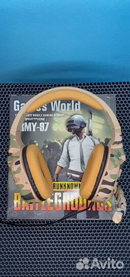 Большие, игровые наушники Army-97 с микрофоном