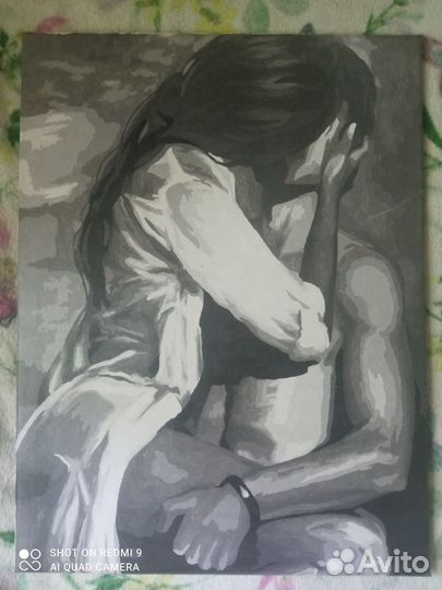 Картины по номерам раскрашенная