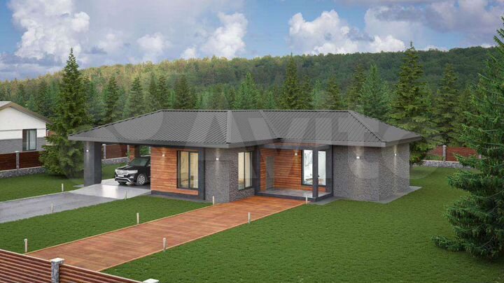 Дом 109 м² на участке 15 сот.