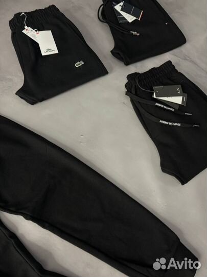 Спортивные штаны Tommy Hilfiger темные LUX