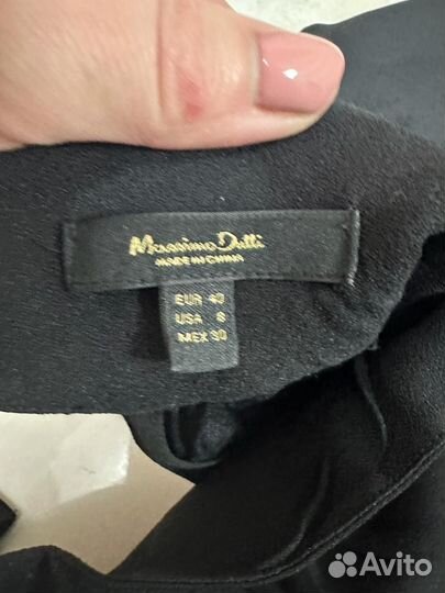 Платье черное Massimo Dutti р 46