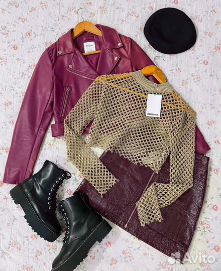 Кофта сетка Bershka XS с люрексом новая