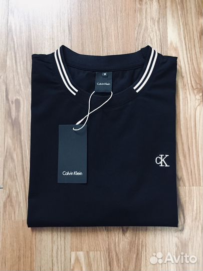 Футболка Оверсайз 48-56 р. Calvin Klein Новая мужс