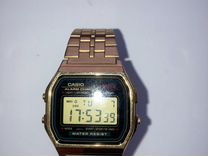 Часы Casio золотые, унисекс (original)