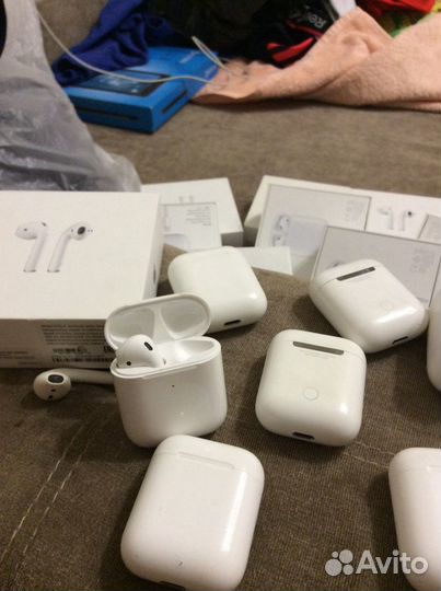 Airpods 1,2,pro оригинал разбор кейс, правый, левы