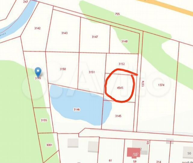 Участок 12,16 га (ИЖС)
