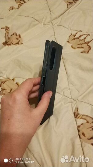 Чехол книжка для Xiaomi Mi Poco F3/Mi 11i синий