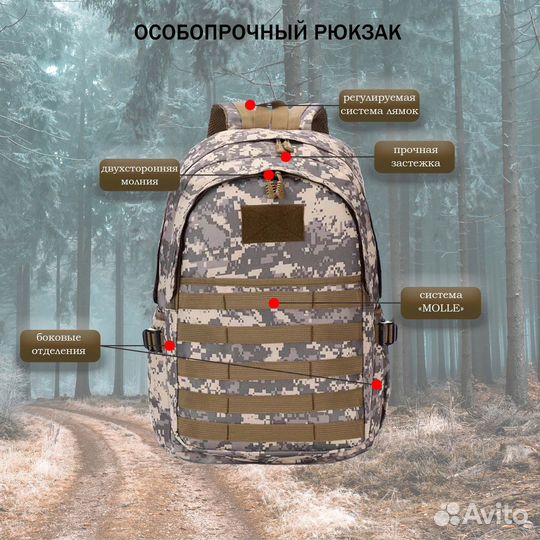 Рюкзак городской, тактический