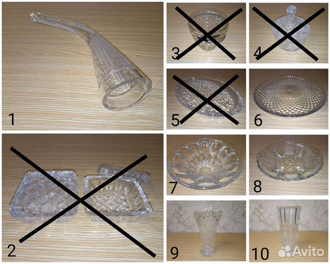 Хрустальная посуда СССР