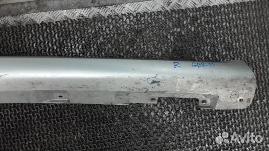 Накладка на порог toyota corolla verso 2 (GBR15GZ0