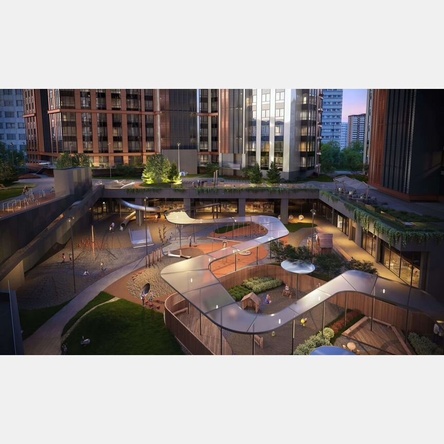 2-к. квартира, 87,6 м², 13/50 эт.