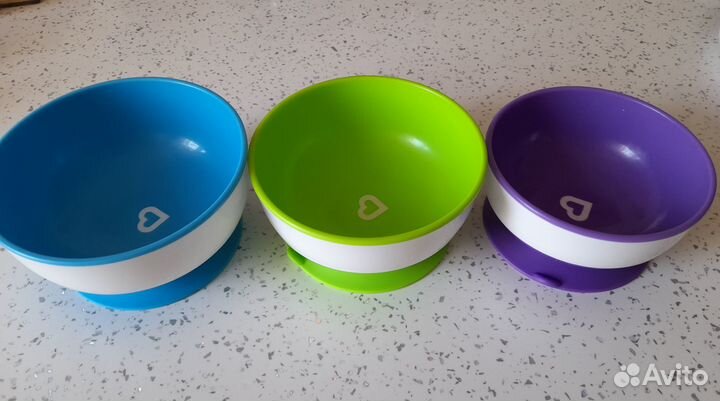 Тарелки на силиконовой липучке