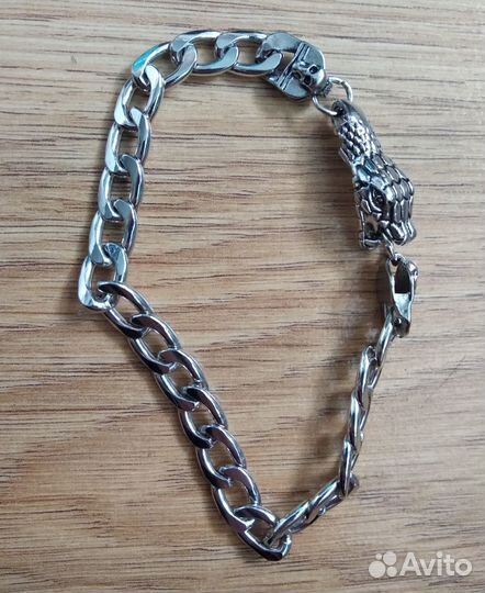 Браслет с головой змеи