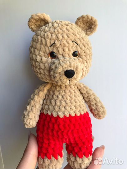 Вязанные медвежата ручной работы