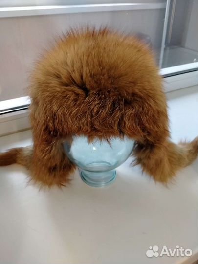 Шапка из меха лисы